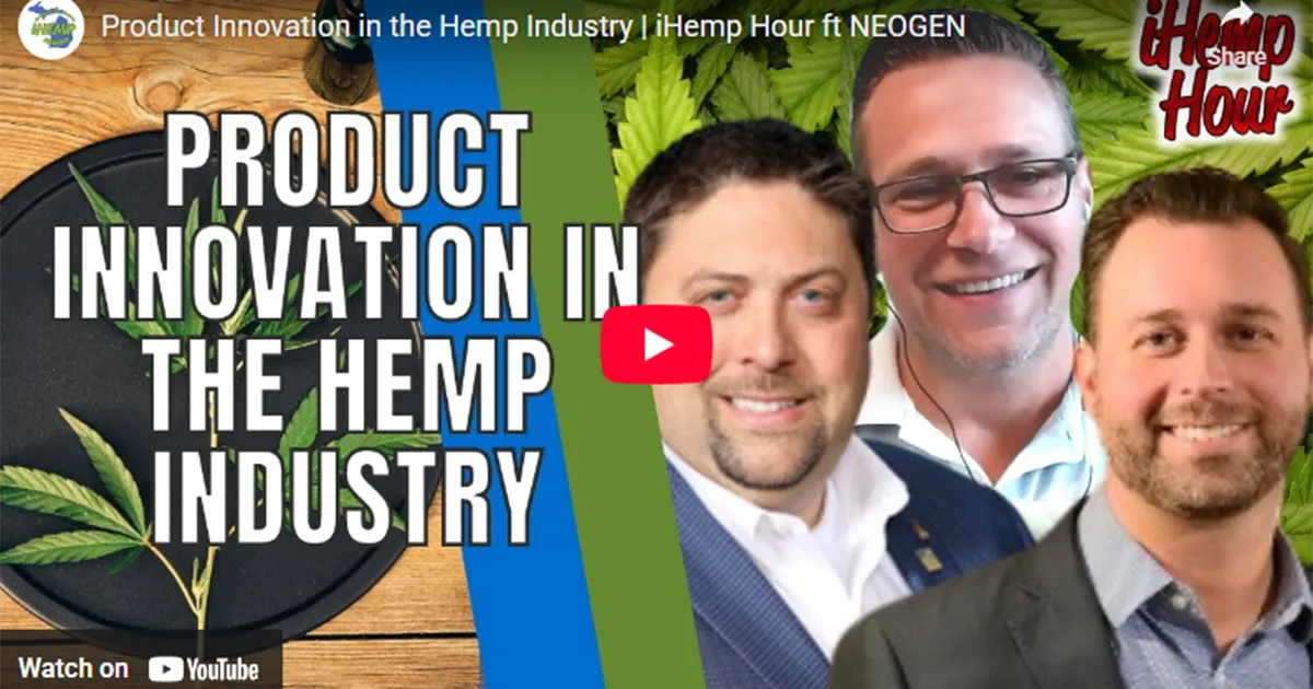 Tony Lupo, Dr. Jesse Miller and Nate Banner of NEOGEN Tony Lupo, Dr. Jesse Miller and Nate Banner of NEOGEN