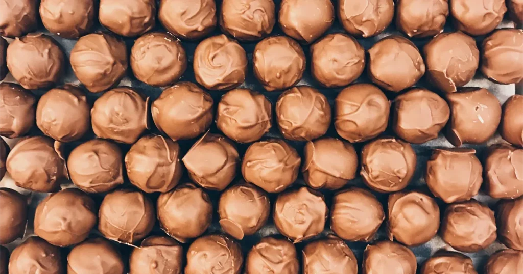 chocolate covered peanut butter balls