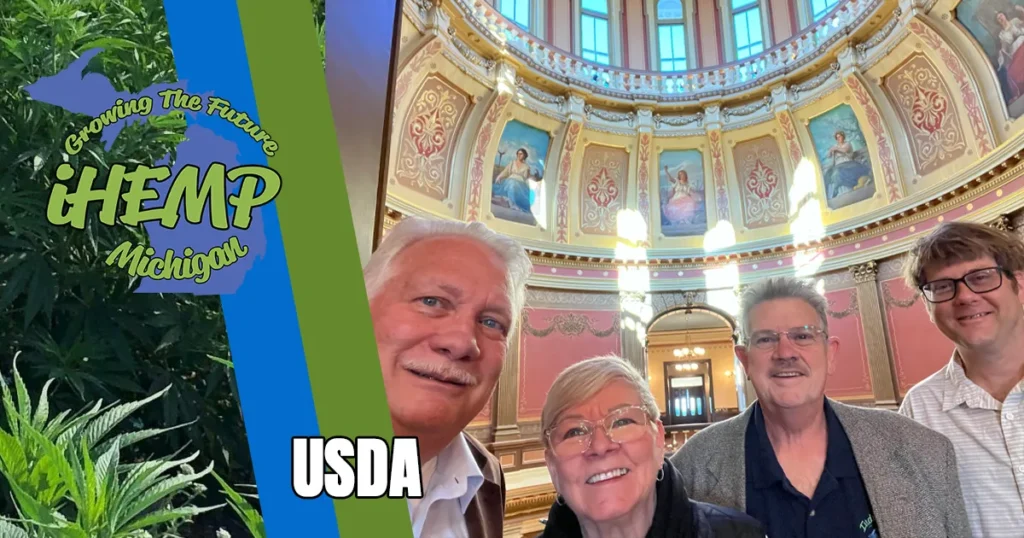 ihemp members in Lansing for Senate hearing