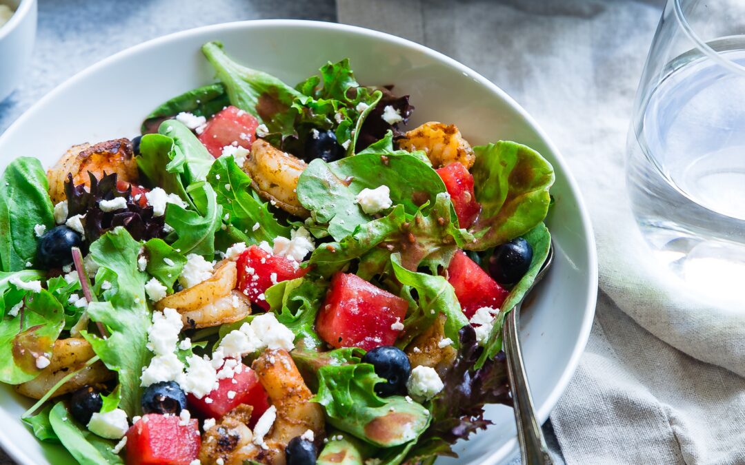 Blueberry Hemp Seed Salad